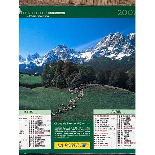 Almanach De La Poste 2007