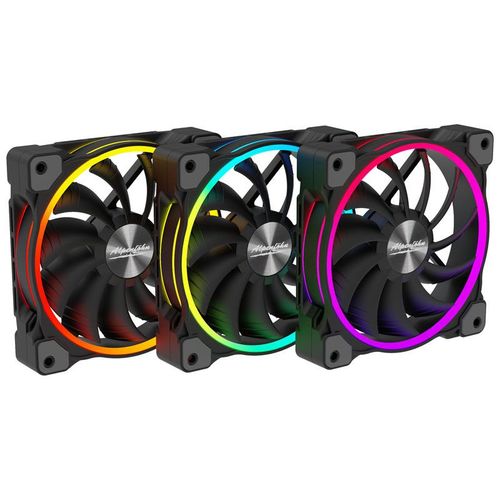 Alpenfhn 140mm Wing Boost 3 ARGB PWM-Lfter, Triple - schwarz