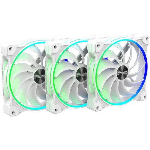 Alpenfhn Compatible 140mm Wing Boost 3 Argb Pwm-lfter, Triple - Wei