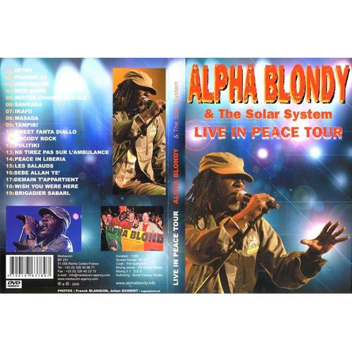 alpha blondy live in peace tour 2009