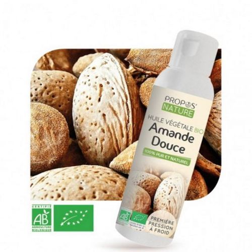 Amande Douce Bio - Huile Vgtale De Prunus Dulcis 100 Ml - Propos Nature