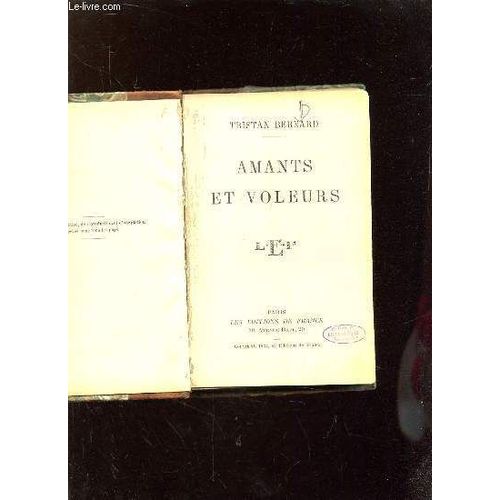 Amants Et Voleurs. de Tristan Bernard