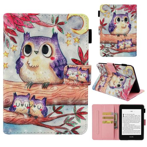 Amazon Kindle Paperwhite 4 Coque, Saturcase Beau 3d Pu Cuir Magntique Flip Portefeuille Support Porte-Carte Protecteur Coque Housse tui Pour Amazon Kindle Paperwhite 4 2018 (Yce-2)