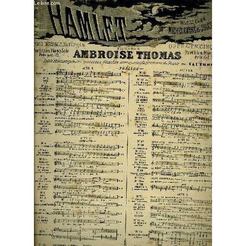 N19 Bis Valse Chantee Pour Soprano Extrait De Hamlet de Thomas Ambroise