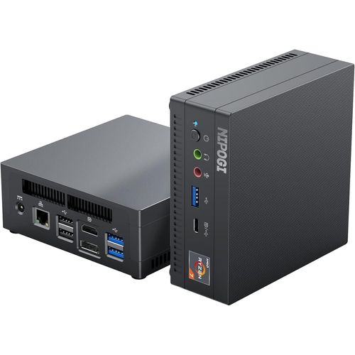 Amd Ryzen 7 3750H Mini Ordinateur Gamer,16 Go Ddr4 Dual Channel 512 Go M.2 Ssd Windows 11 Pro,Graphique Radeon Rx Vega 10,Hdmi+Dp+Type-C 4K Triple Display,Rj45-Lan,Wifi 5,Bt 4.2.
