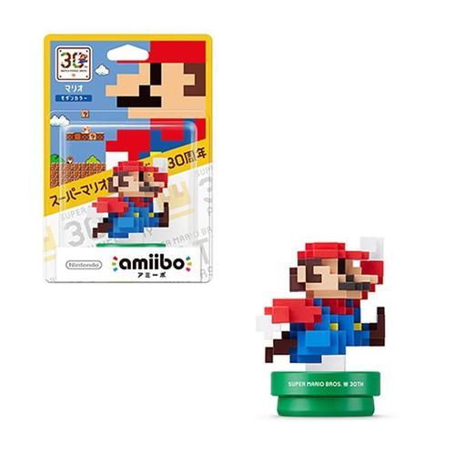 Amiibo Super Mario Bros. 30th Anniversary 30me Anniversaire - Rtro 8bit Mario Moderne : Bleu Figurine Nintendo