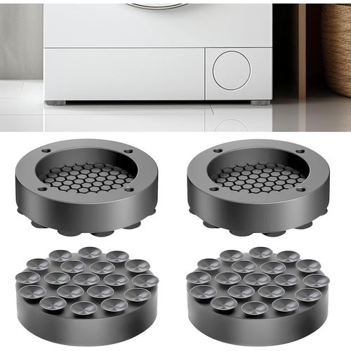 Amortisseurs De Vibrations Machine  Laver, 4 Pices Patin Machine  Laver Pied Machine  Laver, Tapis Anti Vibration Machine  Laver Amortisseurs Lave Linge Pour Schoirs Meubles([MAC1620]