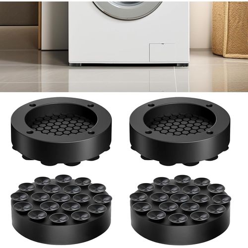 Amortisseurs De Vibrations Machine  Laver, 4 Pices Patin Machine  Laver Pied Machine  Laver, Tapis Anti Vibration Machine  Laver Amortisseurs Lave Linge Pour Schoirs Meubles[MAC1785]