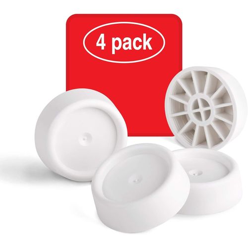 Amortisseurs Pour Machine  Laver - Set De 4 Blanc  4,5 Cm