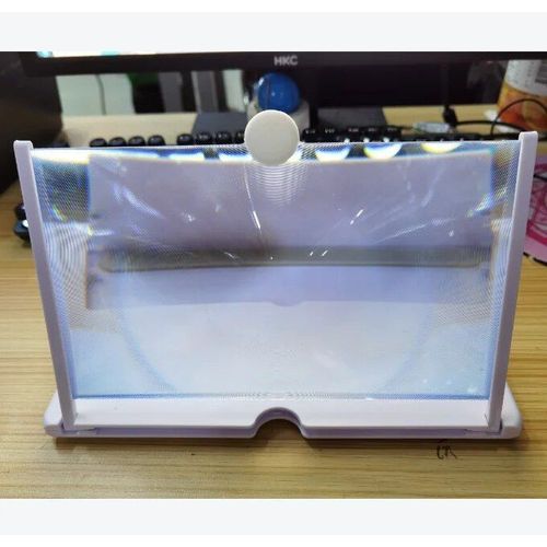 Amplificateur D'cran 10 Pouces,Loupe Pliante Pour Tlphone Portable,Support Vido,Support D'agrandissement,Protection Des Yeux - Type 26 X 18 X 15 White #C