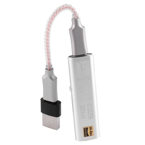 Amplificateur de casque de TYPE C  3.5MM DSD256 pour Android, adaptateur DAC Portable USB Cirrus Logic Hifi pour Ios Win10 PC