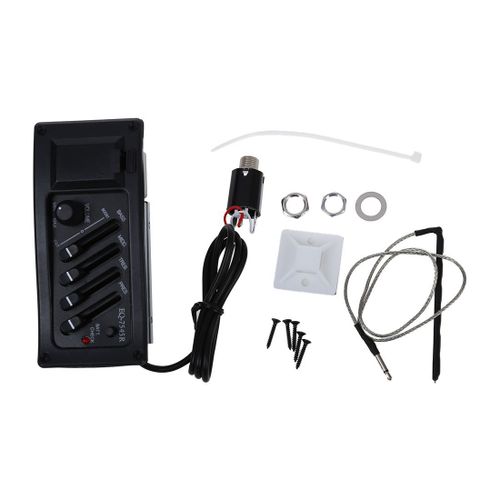 Amplificateur Egalisateur guitare Preamp 4-Band EQ 7545R Piezo Preampli Acoustic