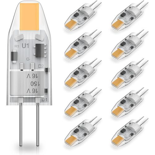 Ampoule  Led G4 1w, 1,5w Ampoule  Led 120 Lumens 2700k Ampoule  Led Blanche Chaude, Ac/Dc 12v G4 Mini Ampoule Correspondant  10w 15w Ampoule Halogne