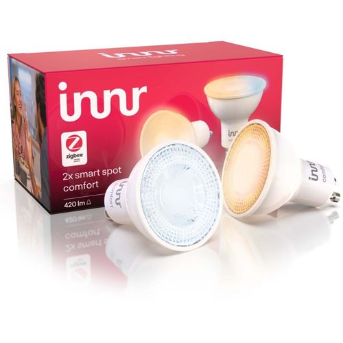 Ampoule Connecte Innr Gu10 X2 Connectee Blanc Variable Confort