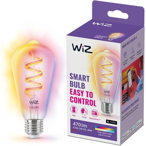 Ampoule Connecte Wi-Fi Couleur, quivalent 40w, Format Sphrique, Culot E27, Fonctionne Avec Alexa, Google Assistant[Amp747971]