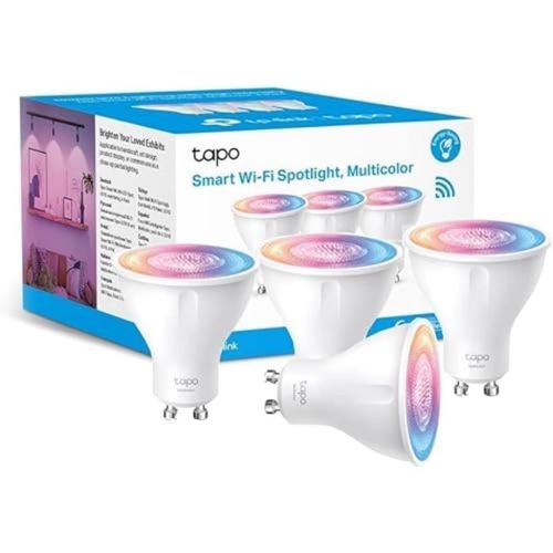 Ampoule Connecte Wifi, Ampoule Led Gu10 Multicolore 2200k-6500k, Dimmable 350 Lumens, 3.7w quivalent  50w, Compatible Avec Alexa Et Google Home, Economie D'nergie, L630(4-Pack)[Amp744193]