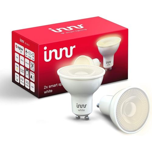 Ampoule Connecte Zigbee Gu10, Fonctionne Avec Hue* Et Alexa (Pont Requis), Spot Blanc Chaud, Led Lampe, Intensit Variable, 380 Lumens - 2 Pack[Amp746503]