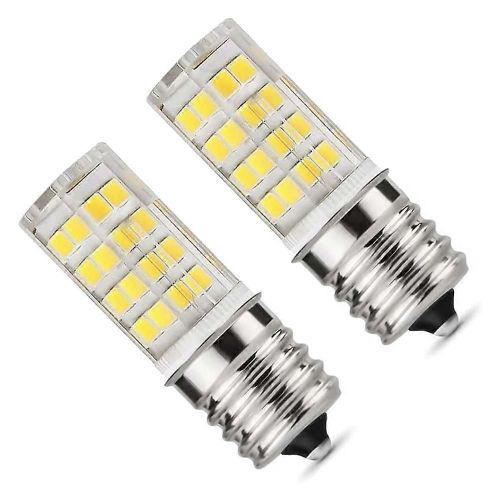 Ampoule de four  micro-ondes LED E17  intensit variable de 2 W, lumire du jour 6000K 40W lumire quivalente  lhalogne, ampoule LED en cramique E17