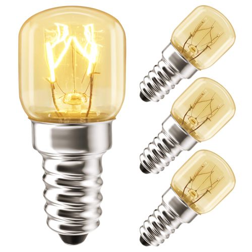 Ampoule four 25W E14 350 Degres, ampoule à incandescence blanc chaud 2700K, 230V, dimmable