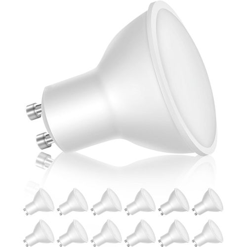 Ampoule Gu10 Led Blanc Froid, 3.5w/5000k/450lm (Equivalent 50w Ampoule Halogne) Dure De Vie Jusqu' 30,000 Heures Ampoule Spot Led Gu10, Angle De Faisceau 120 Non Dimmables, Lot[Amp746500]