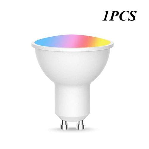 Ampoule Intelligente Pour Projecteur Gu10, Lampe Intelligente Avec Wifi, 4w Rgb + Cw 2700-6500k, Commande  Distance Par Application, Pour Alexa Google Home