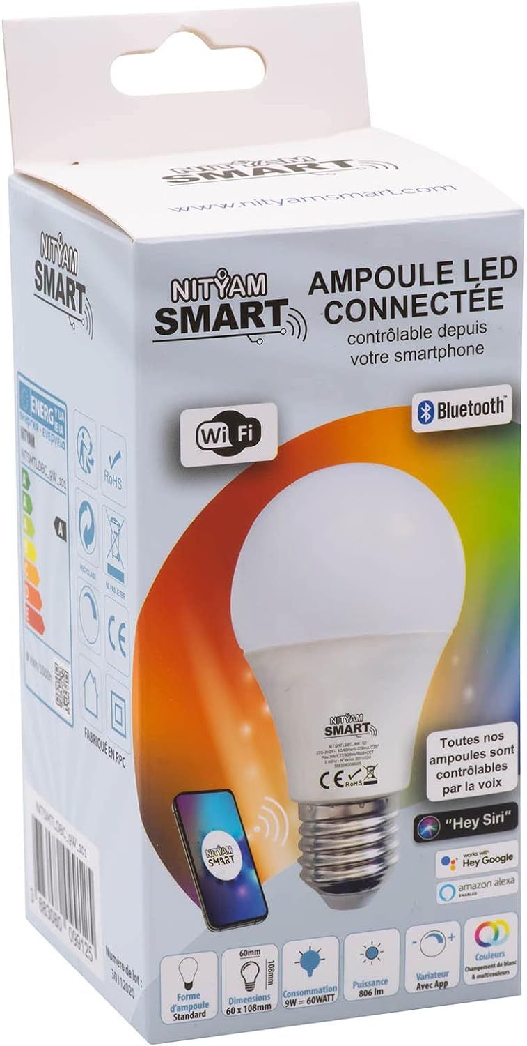 Ampoule LED connectée Standard (A60) - luminaire