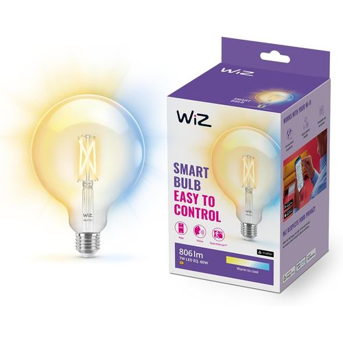 Ampoule Led Connecte Wi-Fi Globe E27 Claire, Nuances De Blanc, quivalent 60w, 806 Lumen, Fonctionne Avec Alexa, Google Assistant Et Apple Homekit[Amp743921]