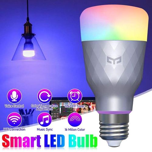 Ampoule LED intelligente couleur E27 wifi néon Siri commande vocale