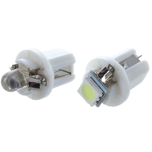 Ampoule Led T5/ B8.5d B8-5d Smd, 10 Pices, Jauge De Lumire Blanche, Tableau De Bord, 5050 Et 10 Pices, clairage Intrieur  Douille