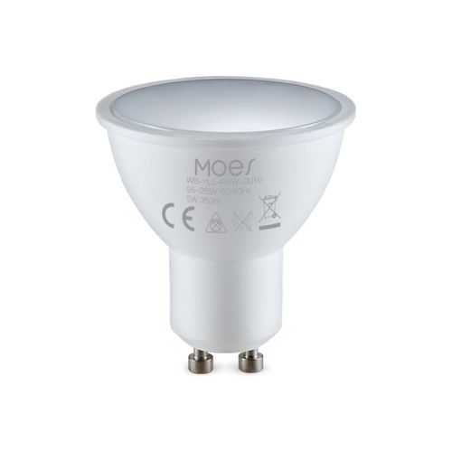 Ampoules Intelligentes Wifi, Projecteur Rgbw C + W, Lampes  Intensit Variable, Blanc, Gu10, Tuya, Smart Life, Tlcommande, Fonctionne Avec Alexa Google Home, 5w