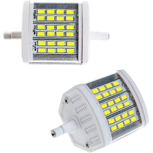 Ampoules Led R7s 15w 78mm Non Dimmable (Paquet De 2) Projecteur R7s De Type J quivalent 100w, Blanc Lumire Du Jour 6000k 900 Lumens 24 Leds Lumire Led J78  Double Extrmit