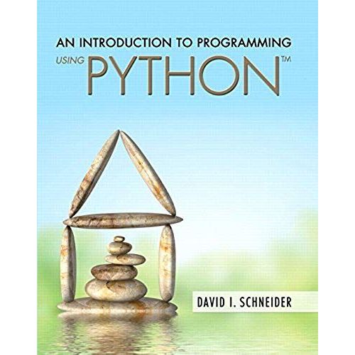 An Introduction To Programming Using Python   de David I. Schneider  Format Poche 
