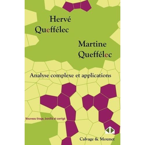 Analyse Complexe Et Applications - Cours Et Exercices   de Quefflec Herv  Format Beau livre 