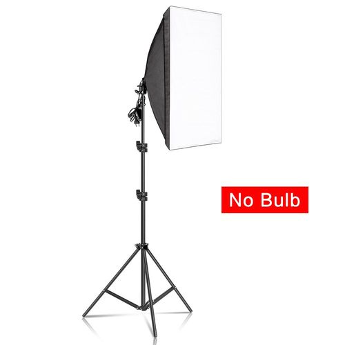Analyste d'clairage de bote  lumire de photographie,systme d'clairage continu professionnel,bote  lumire pour quipement de studio photo,50x70cm - Type Softbox With Tripod
