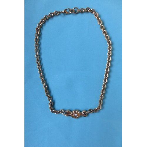 Ancien + Collier Mtal Dor Logo Lg