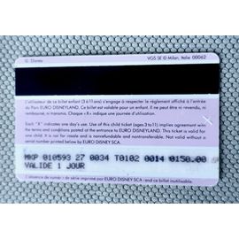 Ancien Passeport Disney 1er Mai 93. Pass, Billet d'entr?�e DISNEYLAND PARIS. Eurodisneyland 