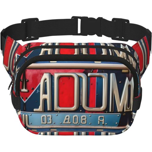 Ancienne Licence Photo Carre Double Couche Ceinture Ceinture Rglable Mini Sac Ceinture Sac Exercice Course Voyage Randonne, Noir, One Size