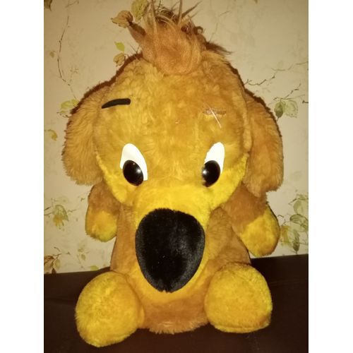 Ancienne Peluche Pif Le Chien (Peluche Range Pyjama Annes 70/80) Pif Gadget Vaillant