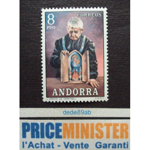 Andorre Espagnol.. 8ptas Andorra. L' Ermita De Meritxell. Neuf (Avec Gomme)