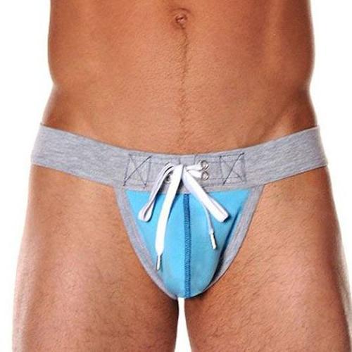 Andrew Christian - 9951 - Jockstrap Football Jock - Bleu Clair - Taille S