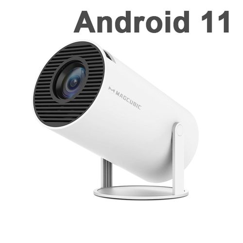 Android 11 - Systme de mise en miroir d'cran HY300, budgtaire, 1280x720P, 4K, double Wifi, 200ANSI, 180 , flexible, BTpig, extrieur, portable, Prodefait