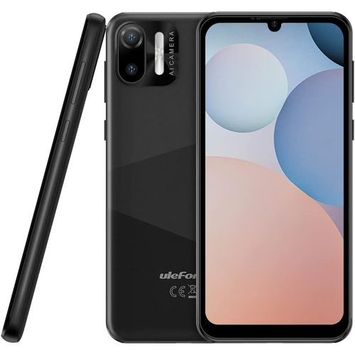 Android 12 Tlphone Portable Note 6T, 3Go + 64Go, 8,5Mm Ultra Mince Dual Sim 4G Smartphone Debloqu, cran Hd+ 6,1'',Fente Pour 3 Cartes, Camra 13Mp+5Mp, Dverrouillage Du Visage Gps Noir