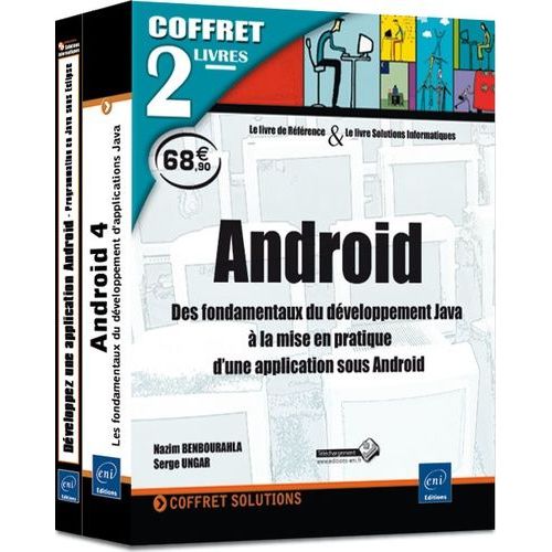 Android - Des Fondamentaux Du Dveloppement Java  La Mise En Pratique D'une Application Sous Android, 2 Volumes   de Ungar Serge  Format Pack 