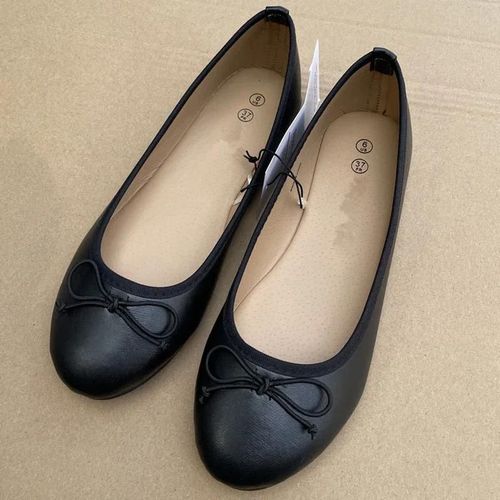 Aneikeh-Mocassins  Talons Plats Pour Femmes,Mules De Ballet Noires lgantes  Enfiler,Chaussures D't Douces,Noeud Peu Profond,Mode 2024 - 40