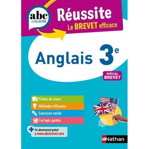 Anglais 3e - Abc Russite - Le Brevet Efficace - Cours, Mthode, Exercices - Brevet 2026 - Epub  