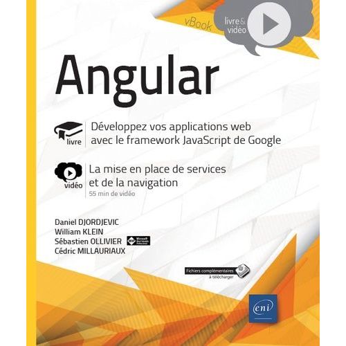 Angular - Dveloppez Vos Applications Web Avec Le Framework Javascript De Google    Format Beau livre 