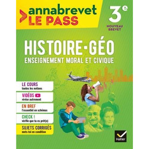 Annabrevet Le Pass - Histoire-Gographie Emc 3e  