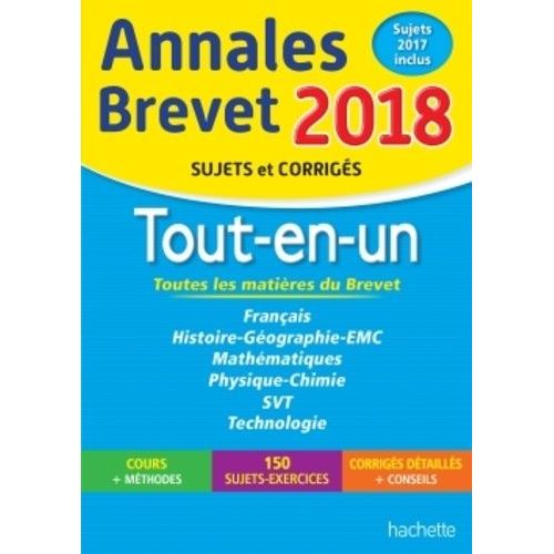 Tout-En-Un Brevet 3e - Sujets Et Corrigs   de Dessaint Sbastien  Format Beau livre 