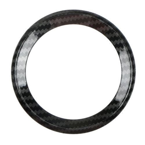 Anneau De Dcoration De Style De Voiture,Autocollant De Cercle De Volant,Bmw Performance M Power,E90,E91,E92,E93 Bronchbery X5,X6,M3,M5,E46,E39 - Type Carbon Fiber Black