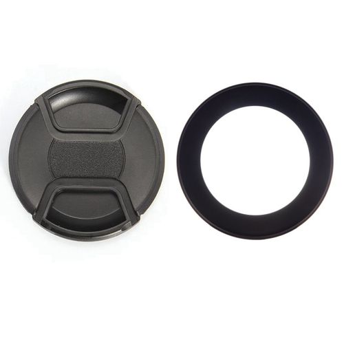 Anneau Step Up 58-77 Mm, Taille Du Filtre D'objectif, Adaptateur Avec Capuchon D'objectif 77 Mm, Capuchon De Protection, Nouveau